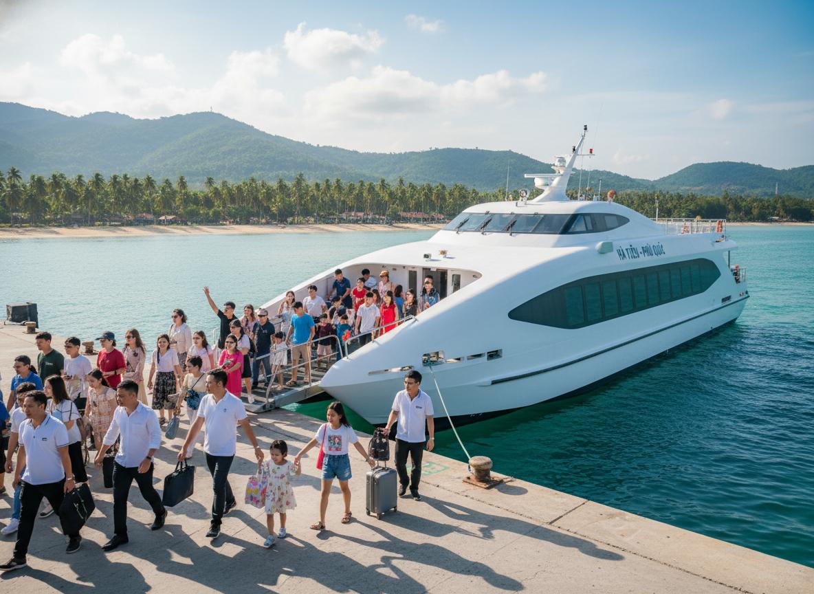 Lịch chạy và giờ tàu cao tốc Hà Tiên Phú Quốc cập nhật hôm nay