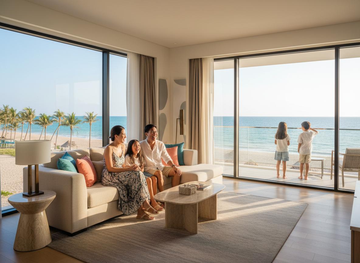 Hệ thống phòng nghỉ & biệt thự đa dạng, phù hợp với mọi gia đình