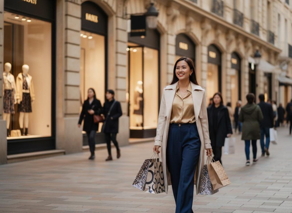 mua sắm ở châu Âu