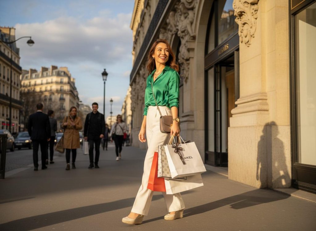 mua sắm ở paris
