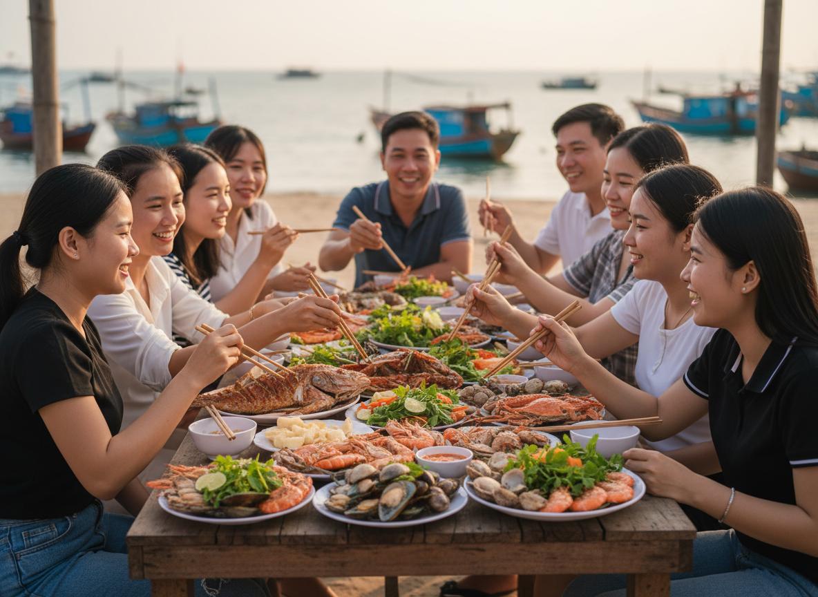 Khám phá hương vị hải sản tươi sống tại các làng chài nổi tiếng