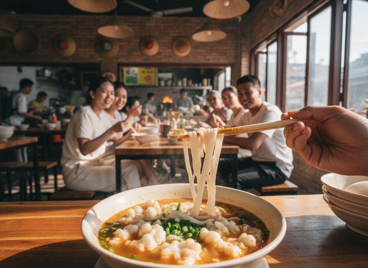 Khám phá thêm các địa chỉ bún quậy độc đáo khác tại Đảo Ngọc