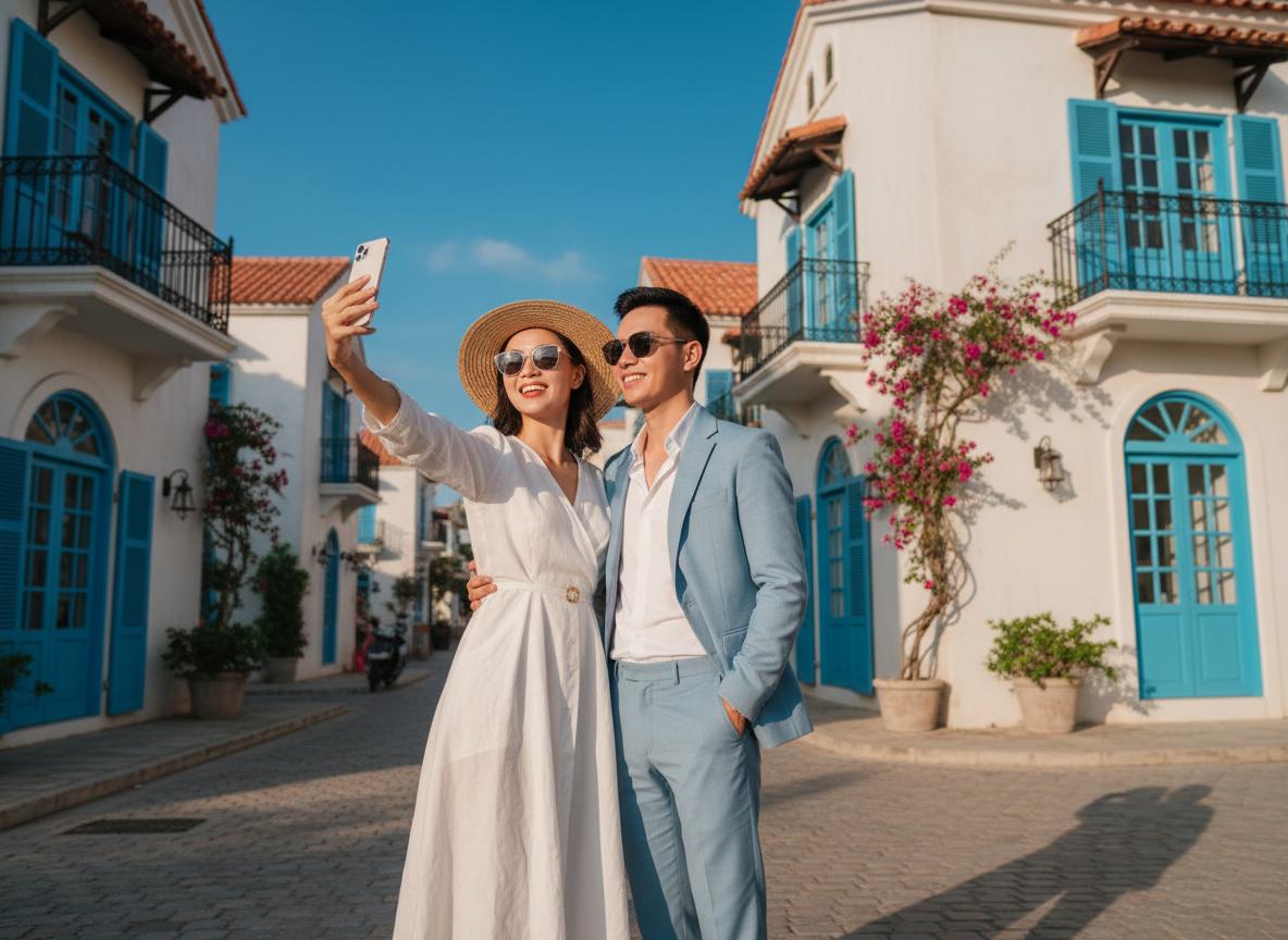 Hướng dẫn chi tiết cách di chuyển đến Thị trấn Địa Trung Hải Phú Quốc