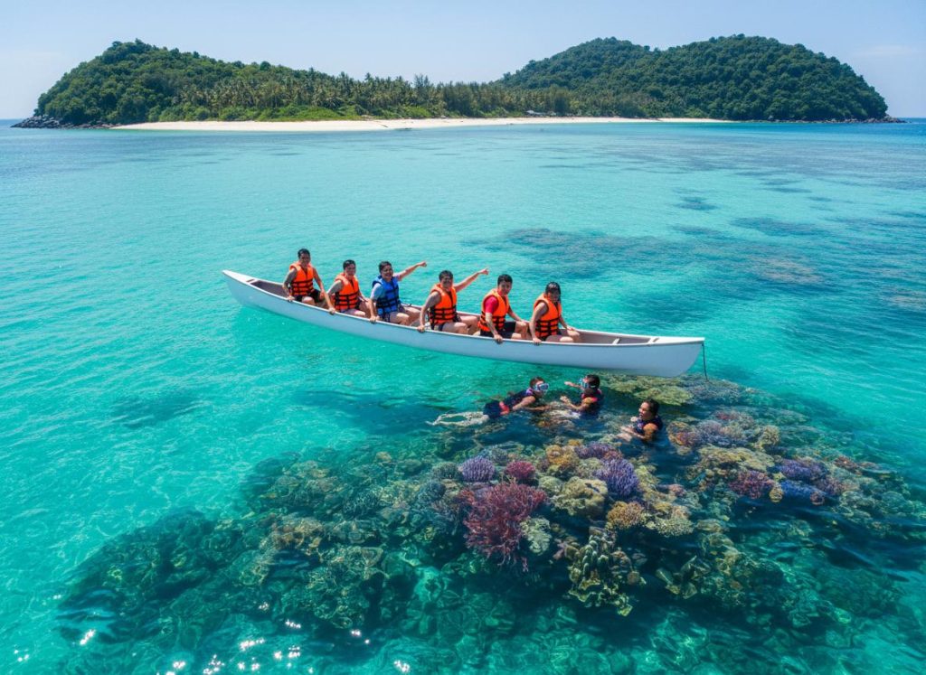 tour cano 4 đảo phú quốc lặn ngắm san hô