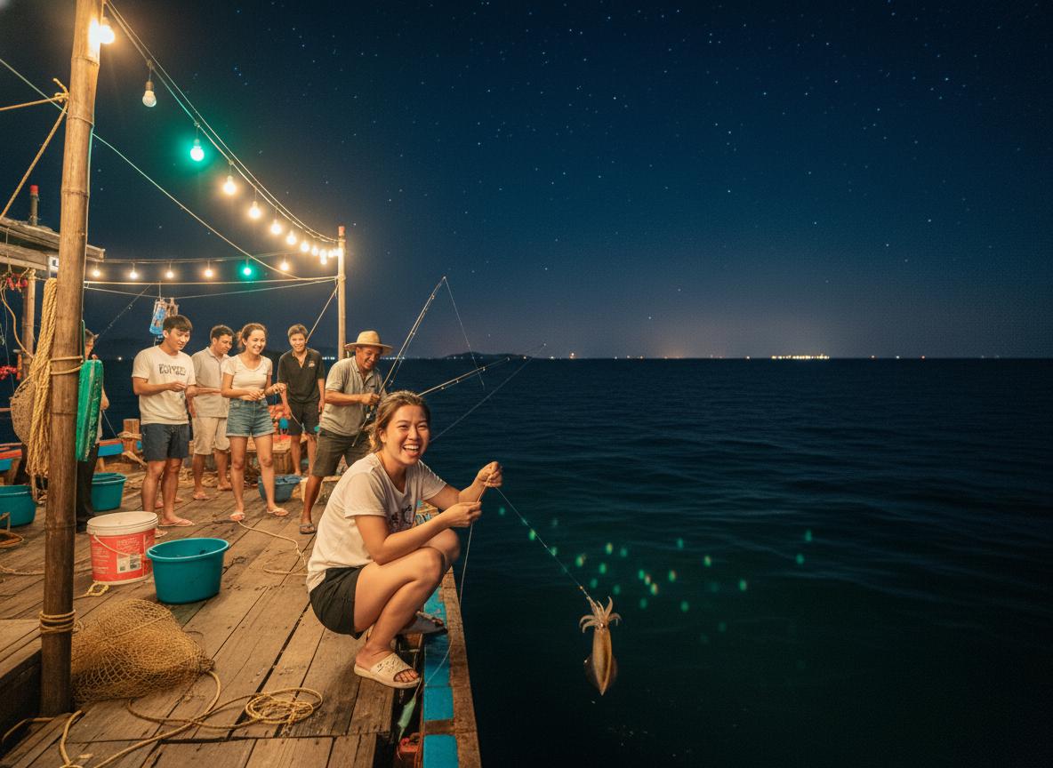 Bí quyết câu mực đêm Phú Quốc thành công và những kinh nghiệm không thể bỏ lỡ