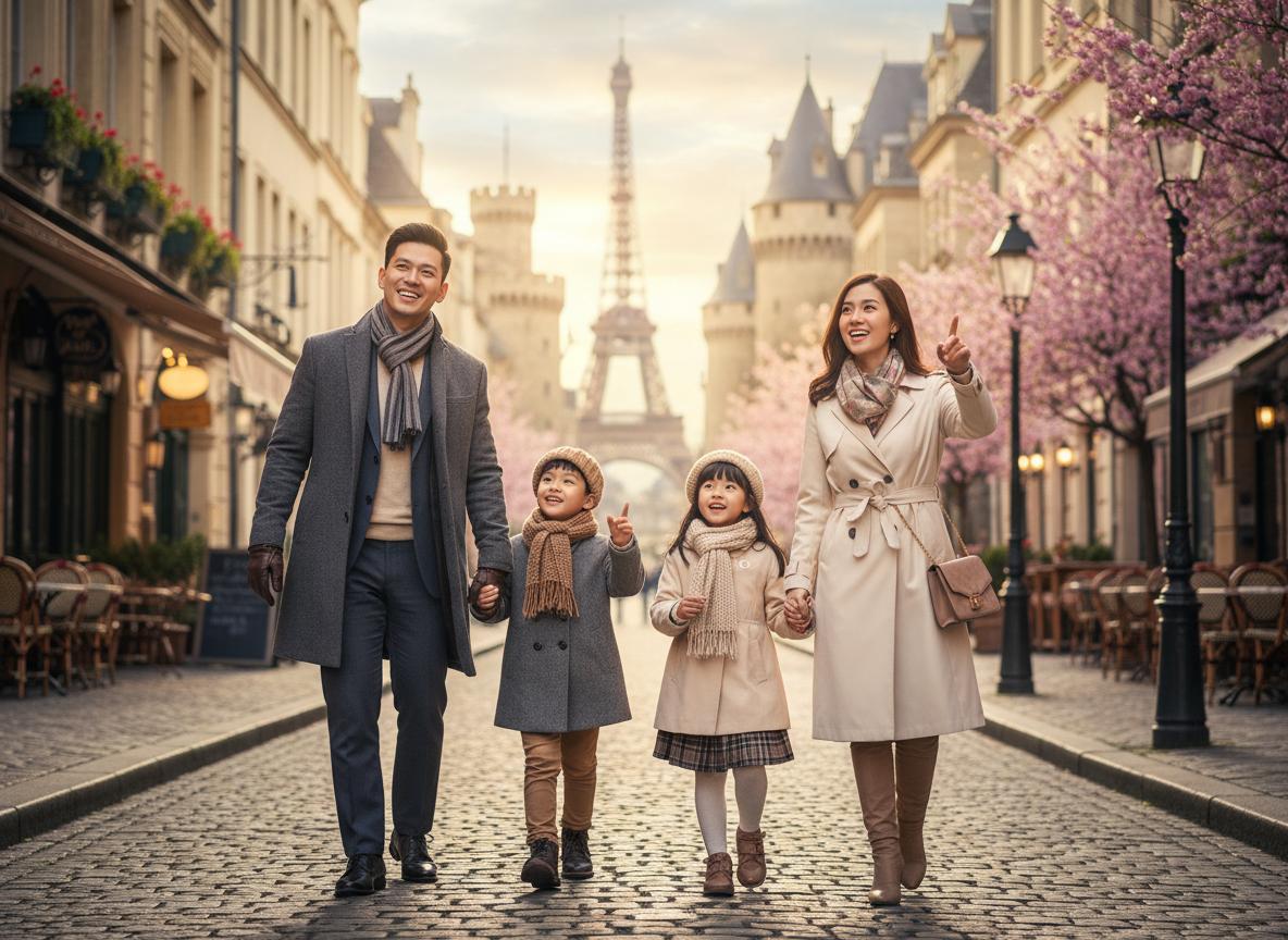 Vietking Travel - Đồng hành cùng gia đình bạn trong chuyến du xuân Châu Âu đẳng cấp