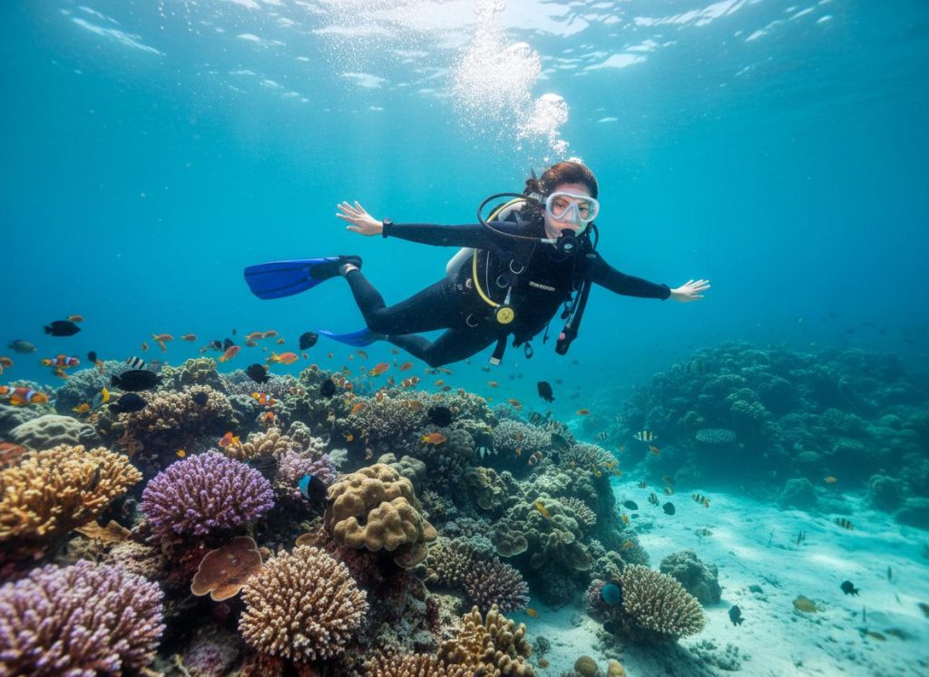 tour lặn bình khí phú quốc scuba diving