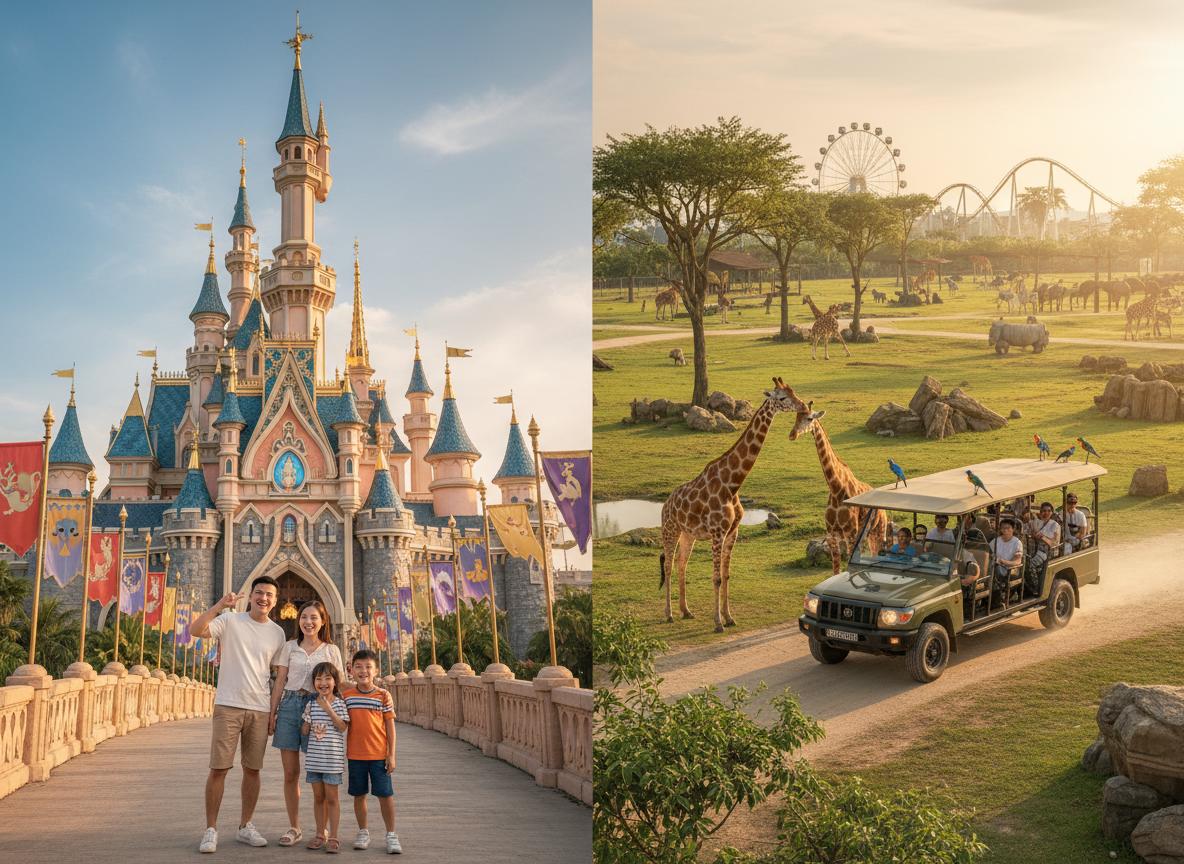 Lịch trình chi tiết khám phá VinWonders & Safari trong tour Phú Quốc từ Hà Nội 2026