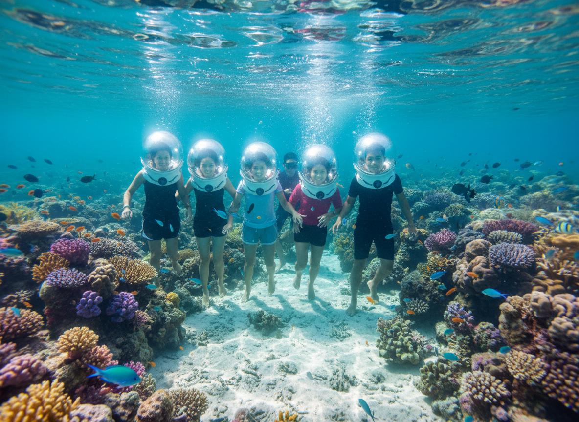 Giải đáp thắc mắc: Đi bộ dưới biển Phú Quốc có an toàn không?