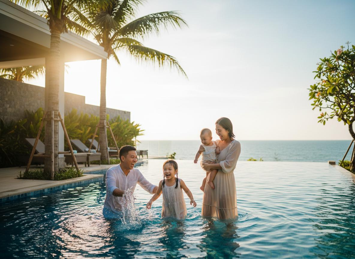 villa phú quốc cho gia đình có hồ bơi