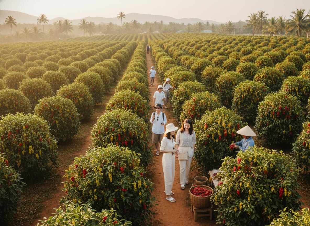 vườn tiêu phú quốc địa chỉ tham quan